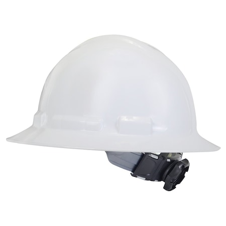 Sunbelt WHITE, 6 PT. RATCHET SUS. Hard Hat 12.5" x10.5" x6" A-B1QHR6WH